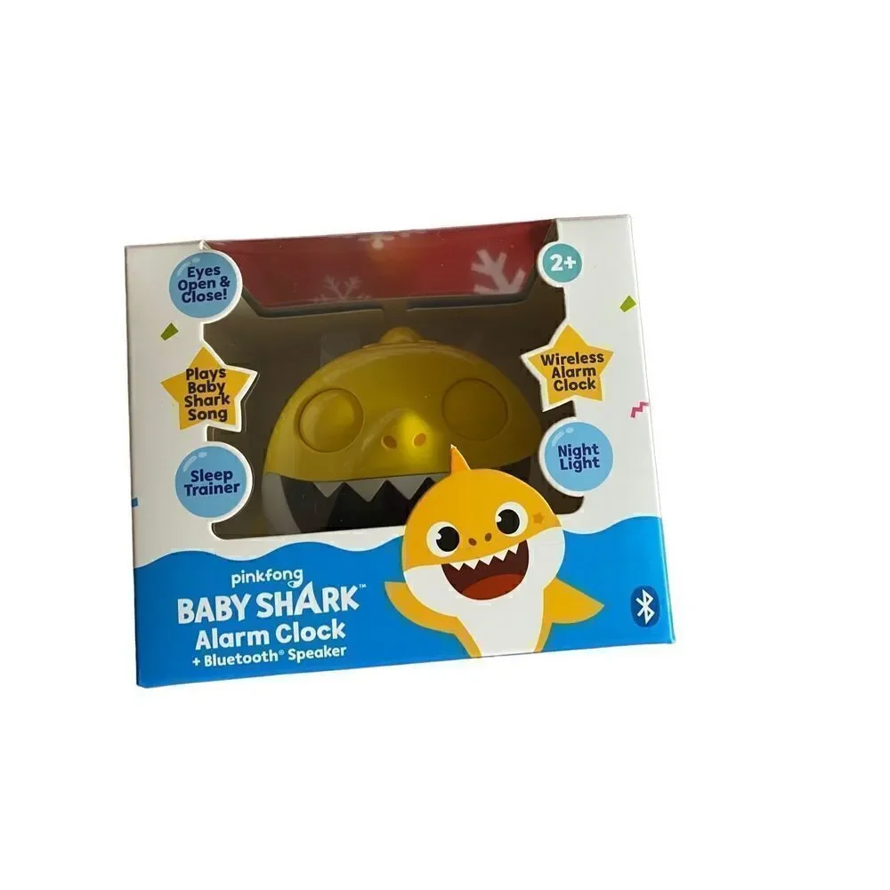 Nickelodeon, pink, frog, baby, shark alarm clock, Bluetooth speaker new
